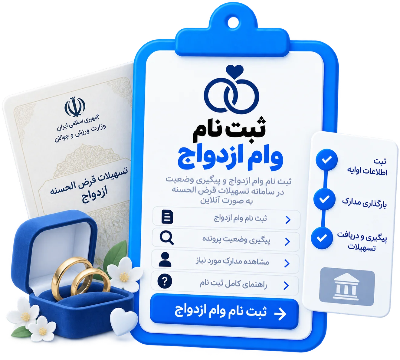 ثبت نام وام ازدواج