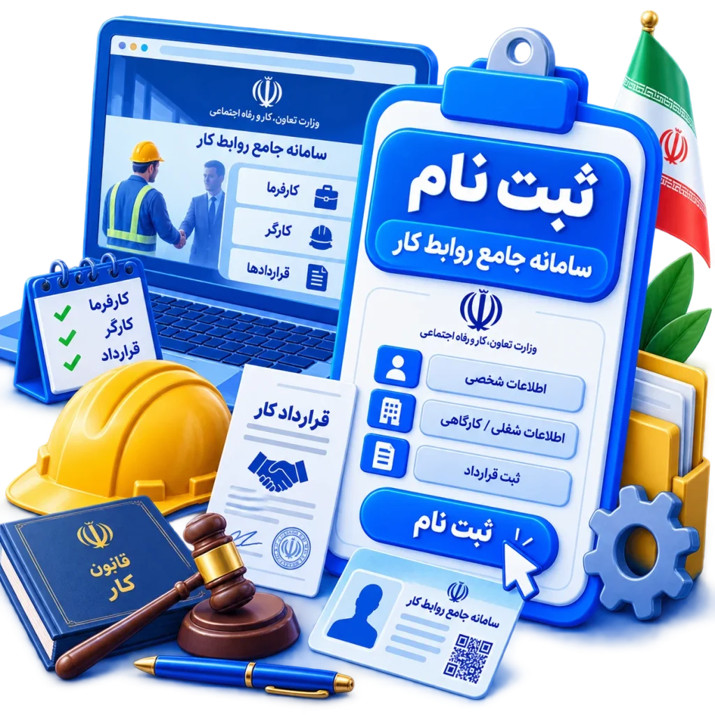 ثبت نام سامانه جامع روابط کار